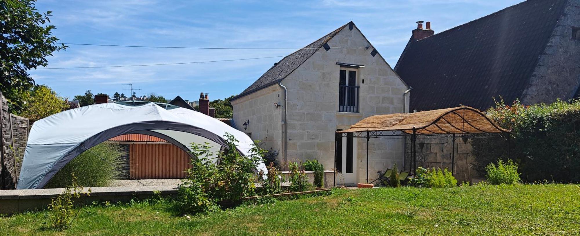 Villa Le Petit Prieure Langeais Exterior foto